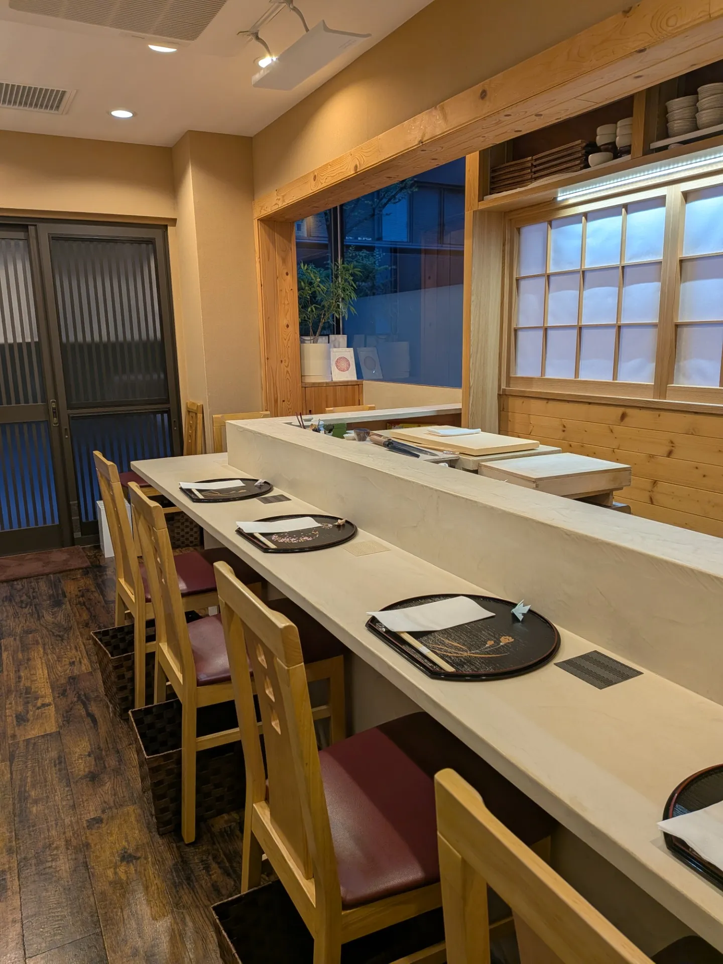 お席